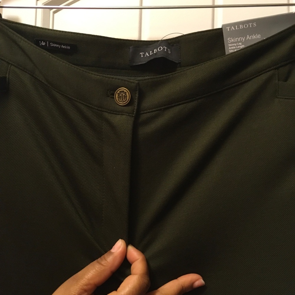 Talbots Olive Green Trousers